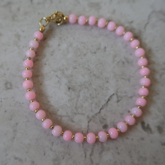 beachside beaded bracelet (frosé)