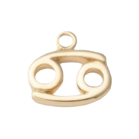 gold horoscope charms cancer