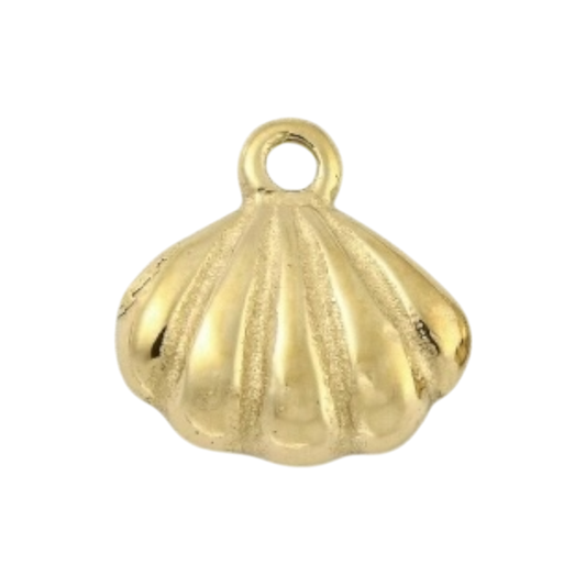 gold shell charm (2)