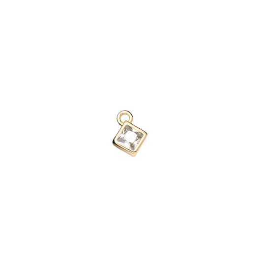 diamond shaped cubic charm (mini)