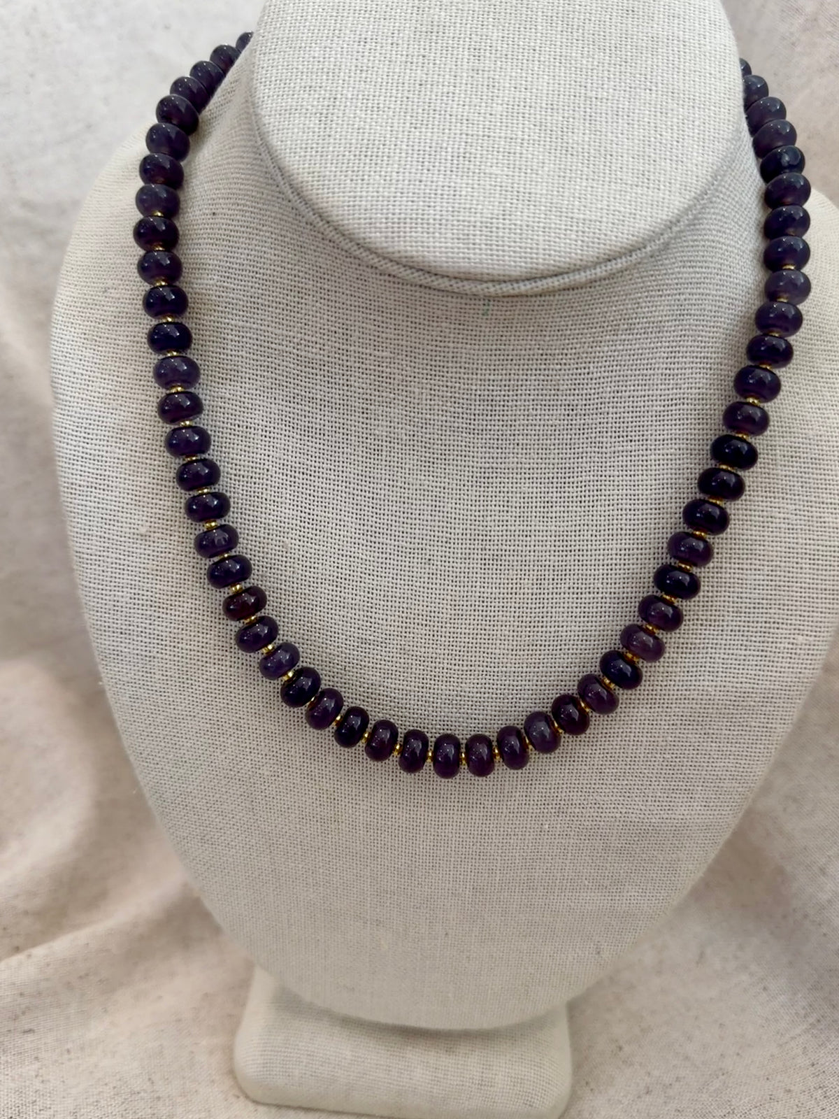 Midnight Chunky Beaded Necklace