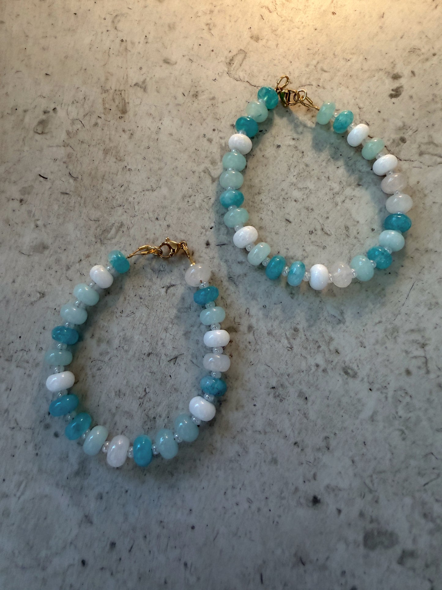 blue raspberry candy mom + mini bracelet