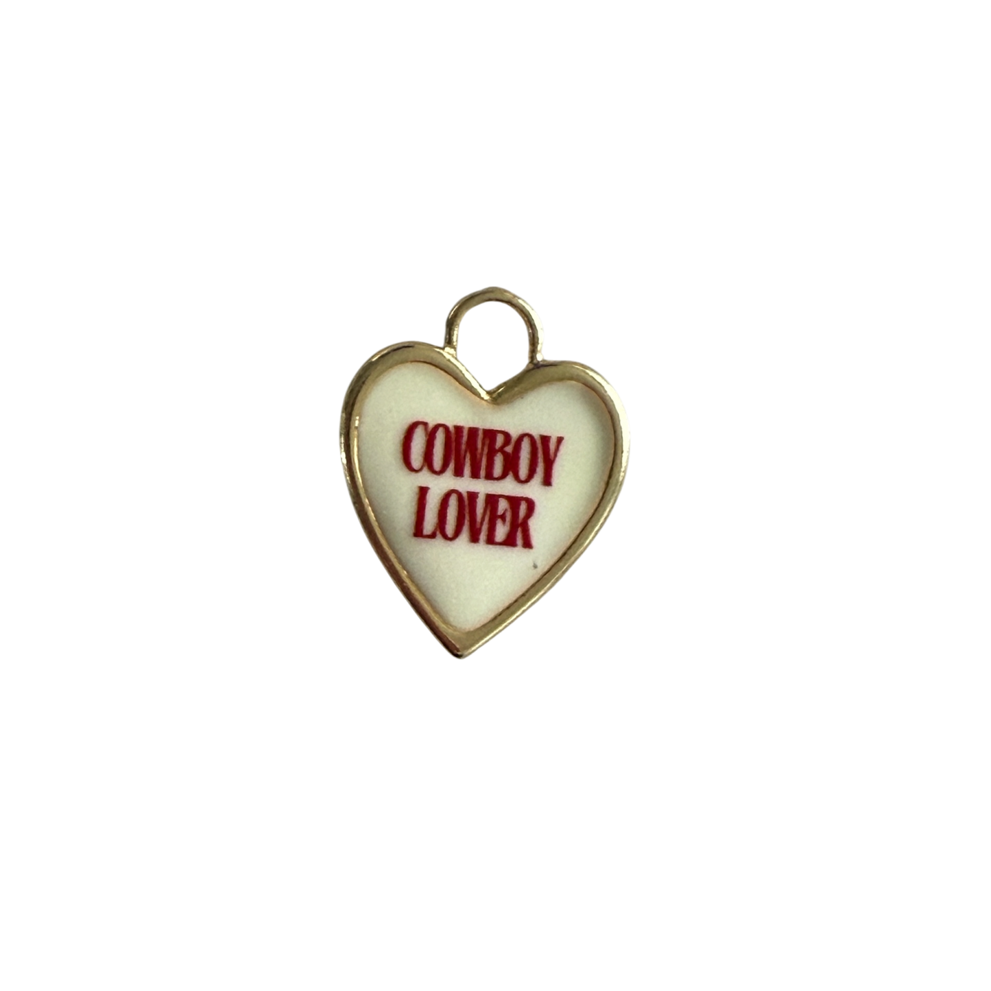 cowboy lover charm
