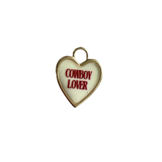 cowboy lover charm