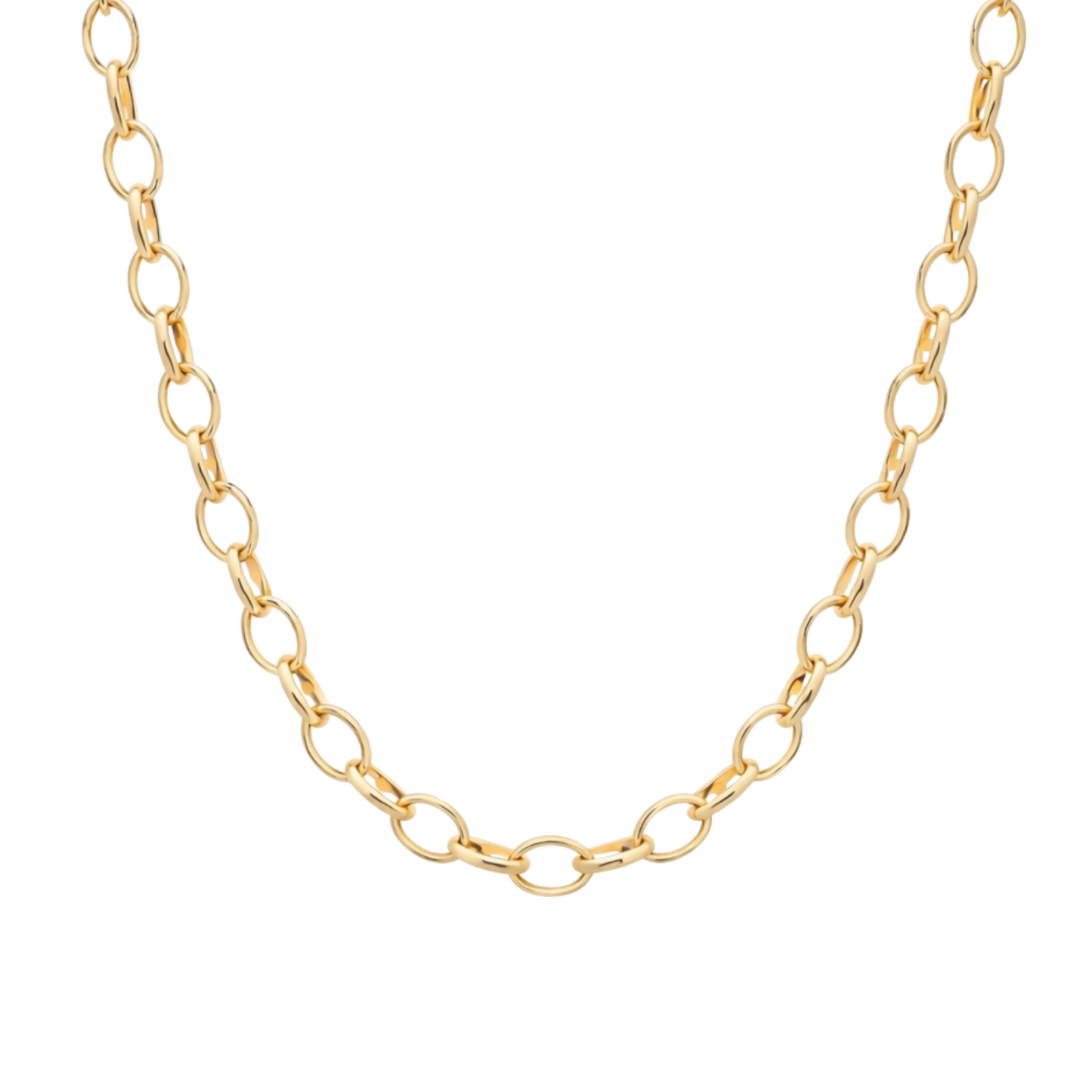 custom charm necklace  
- gold necklace chain D
