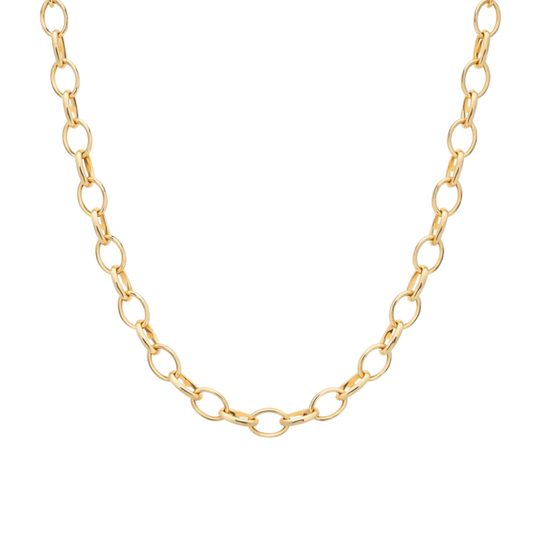 custom charm necklace  
- gold necklace chain D
