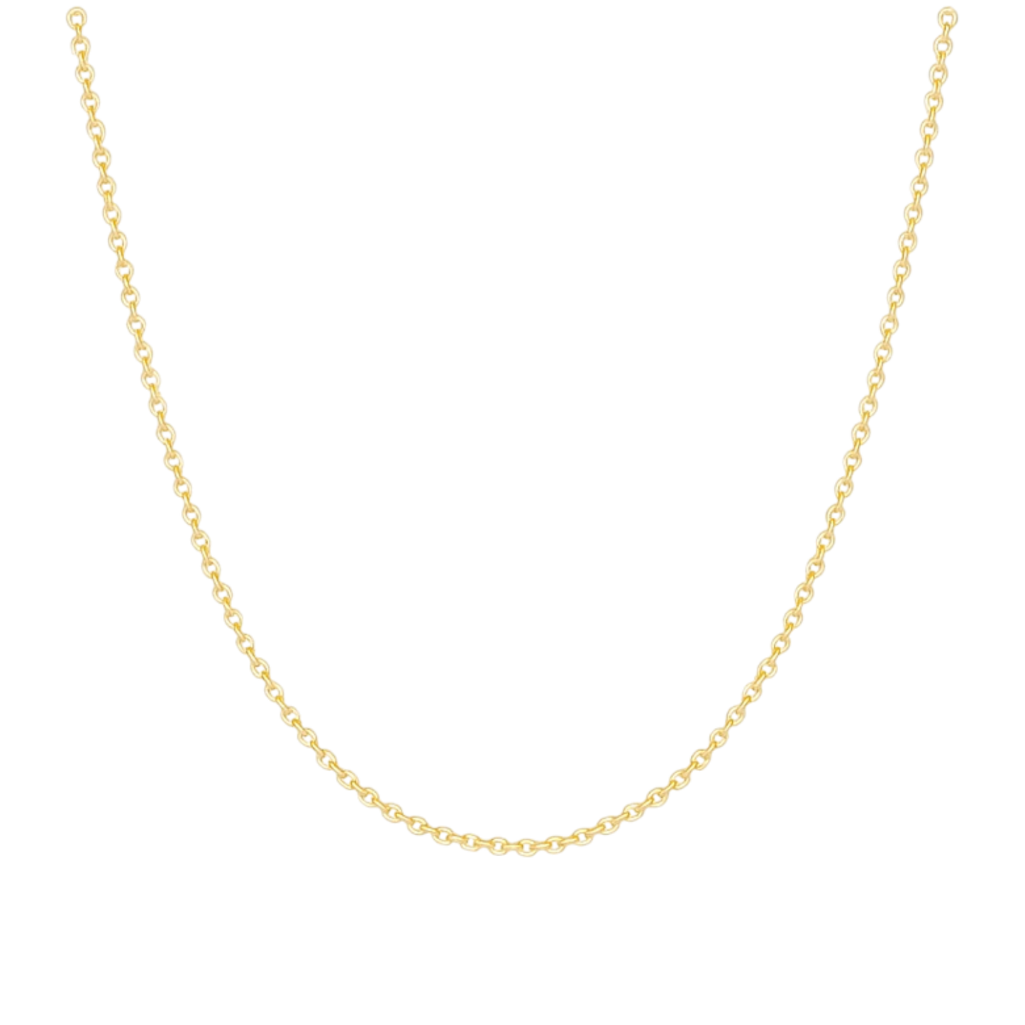 gold dainty link chain