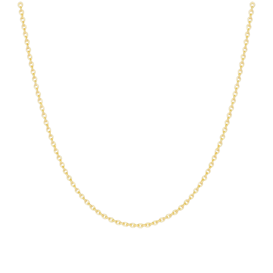 gold dainty link chain