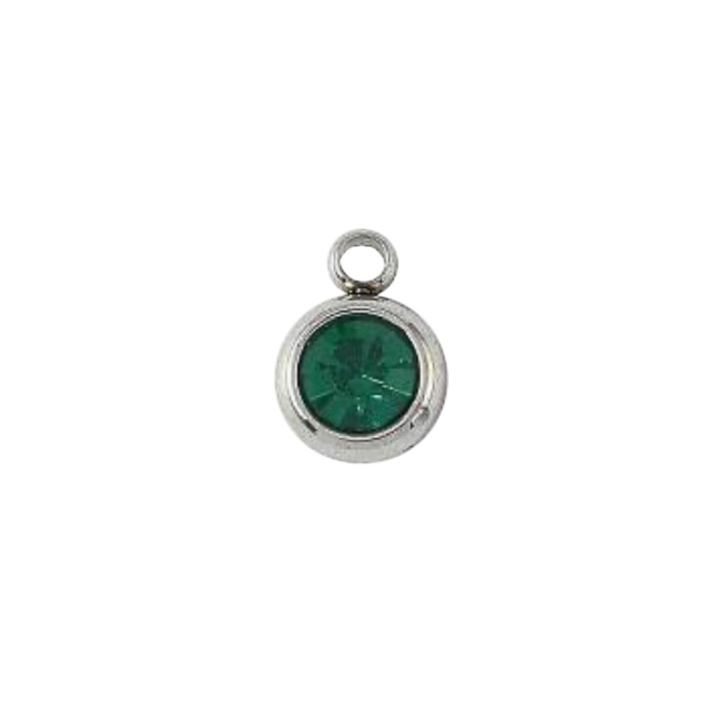 silver birthstone charm