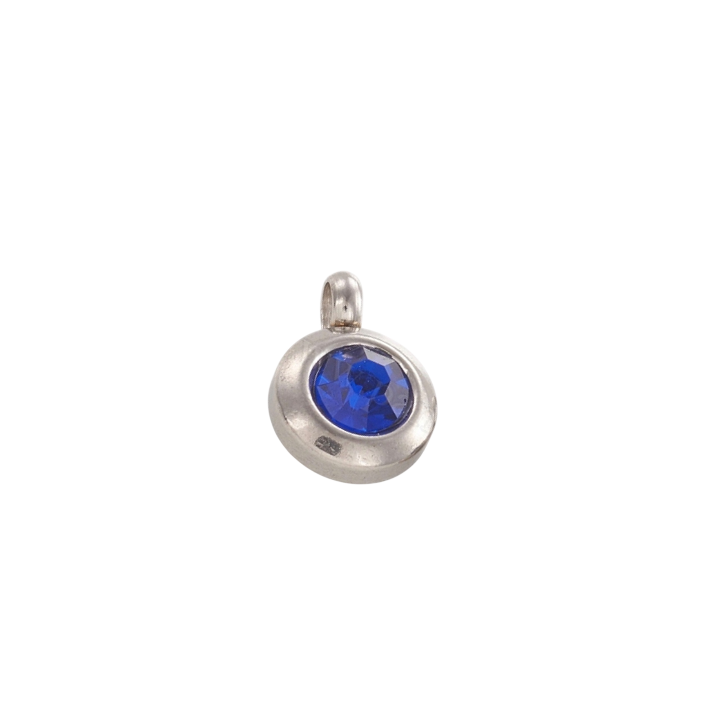 silver birthstone charm