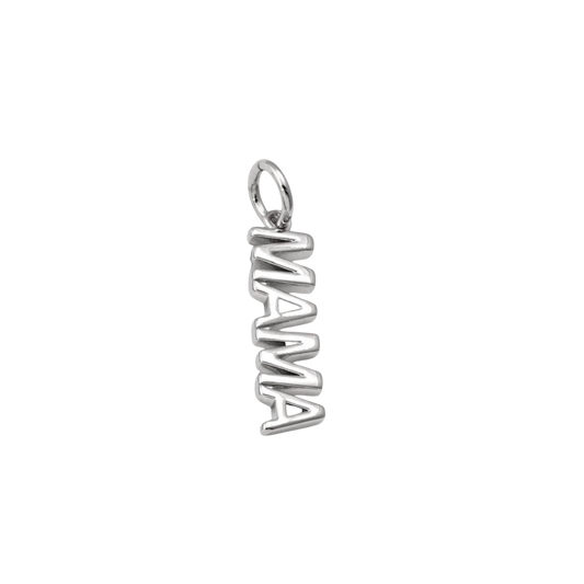 silver mama (capitals) charm