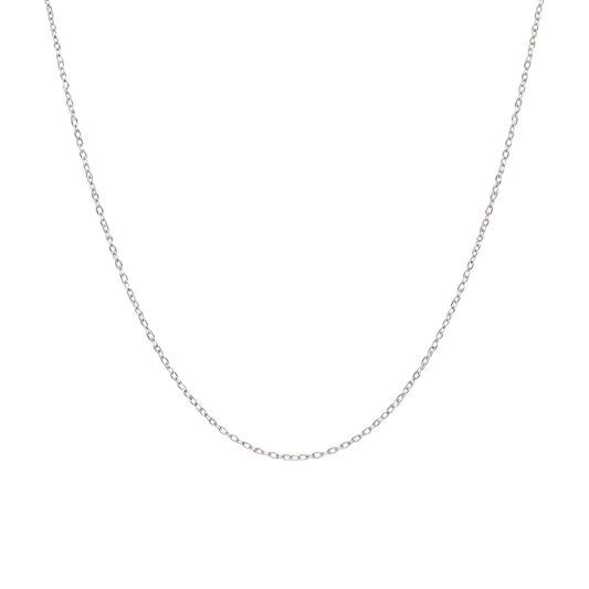 silver necklace chain B