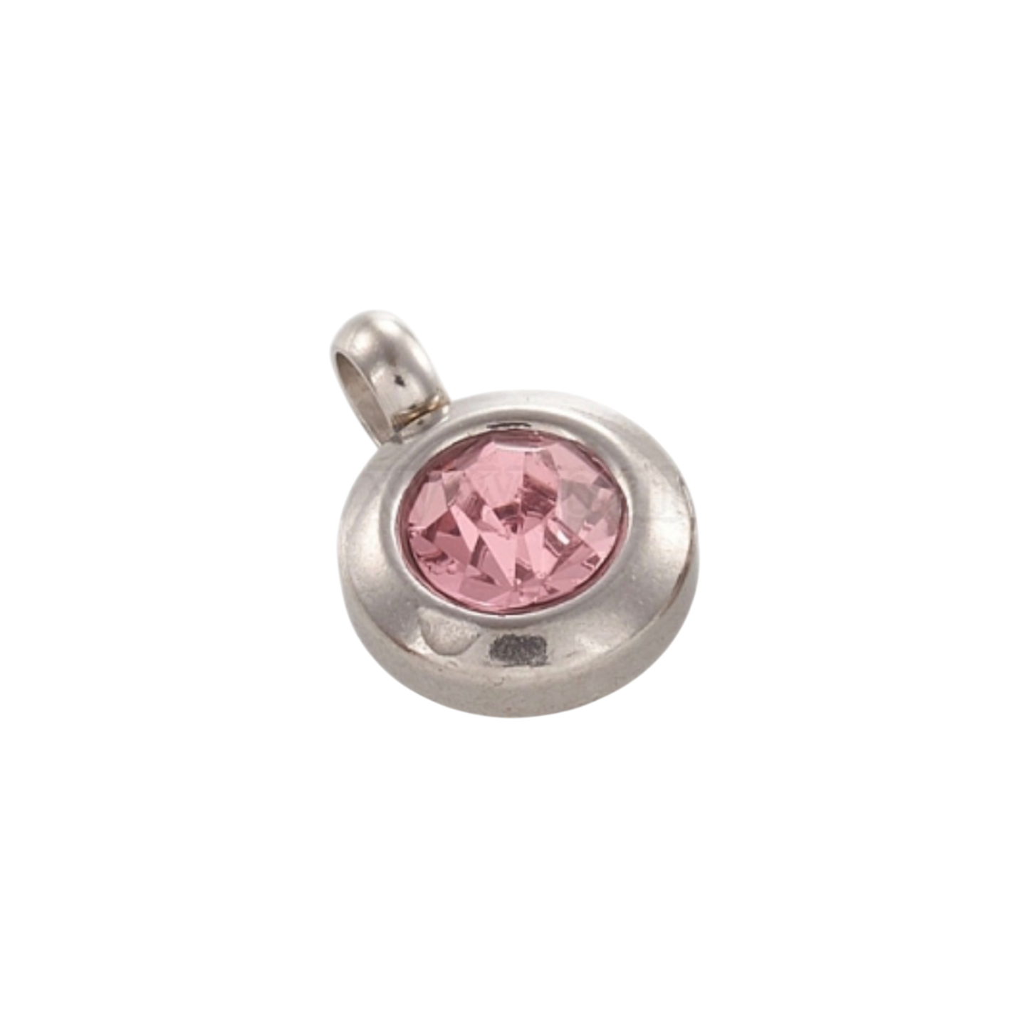 silver birthstone charm