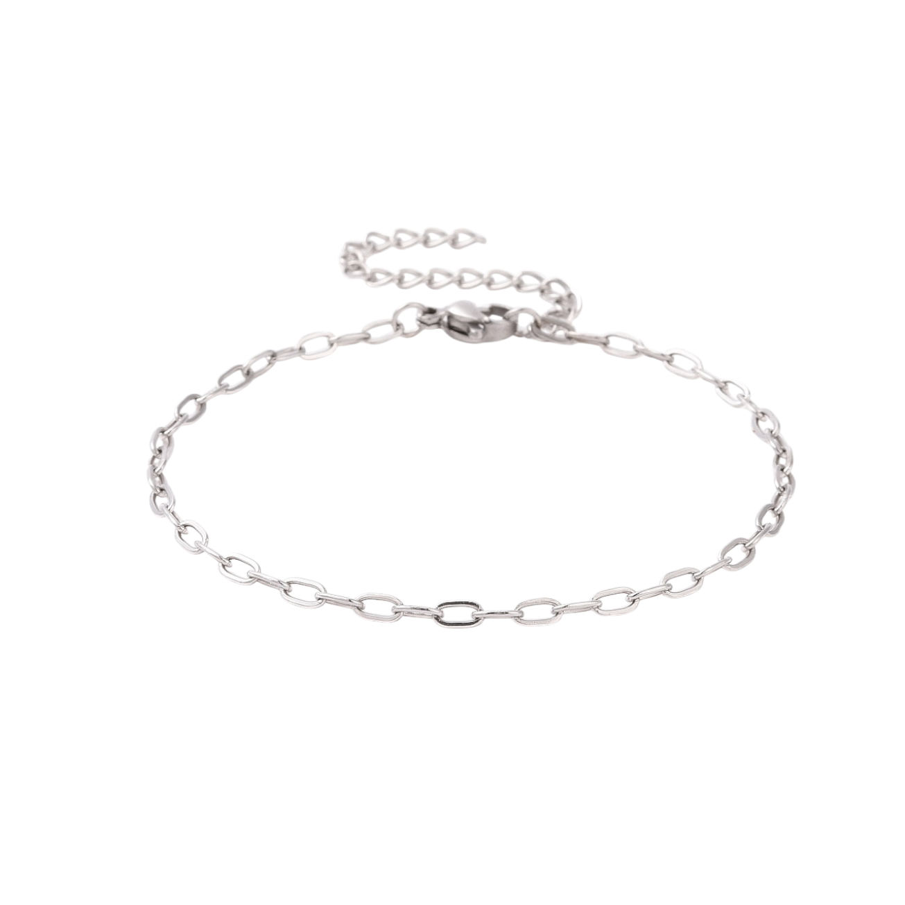 silver bracelet chain B