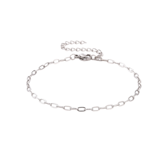 silver bracelet chain B