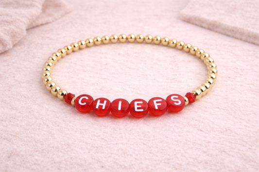 the nfl beaded bracelet (style 3)