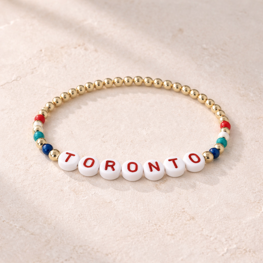 Toronto Blue Jays Bracelet “Toronto” Game Day (Gold)