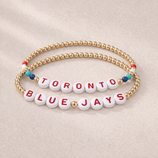 Toronto Blue Jays Bracelet Set - Game Day Heritage (Gold)