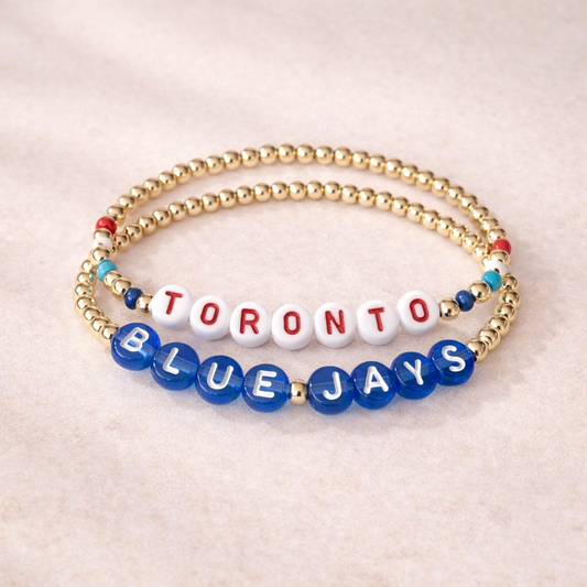 Toronto Blue Jays Bracelet Set - Game Day Classic (Gold)