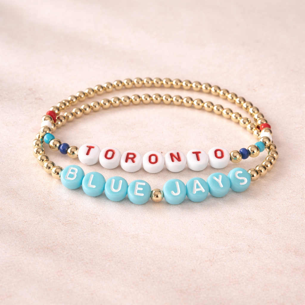 Toronto Blue Jays Bracelet Set - Game Day Coastal (Gold)