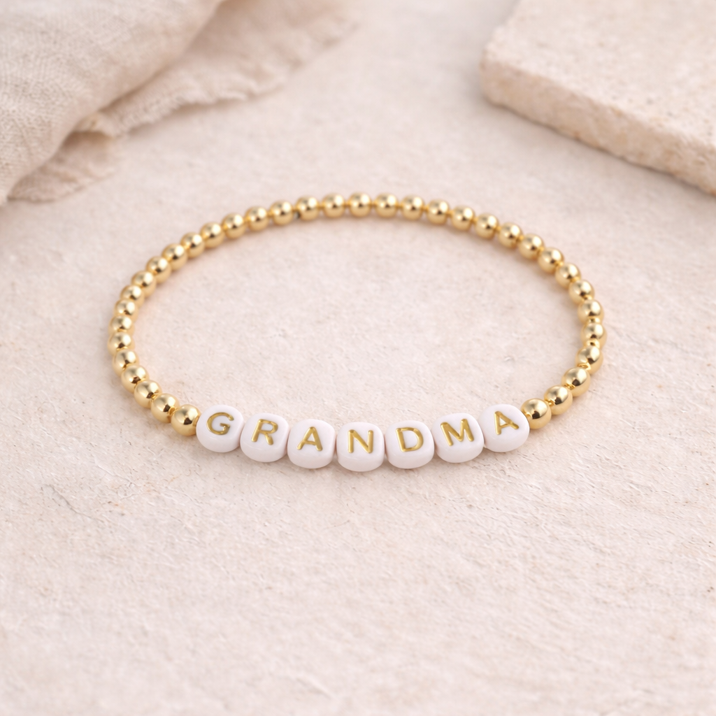 the grandma bracelet in gold