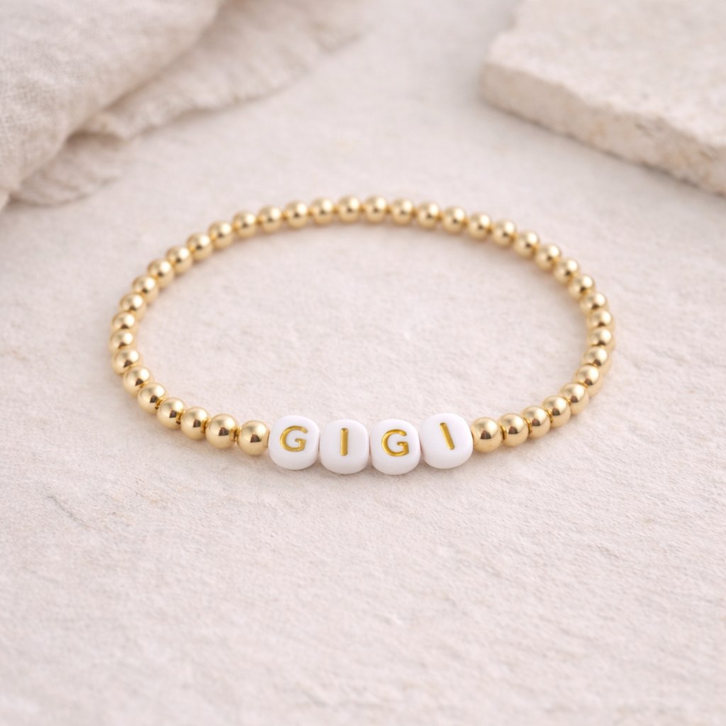 the GIGI bracelet in gold