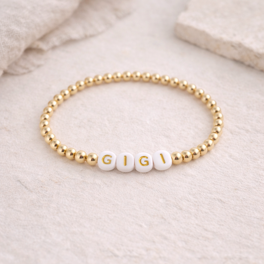 the GIGI bracelet in gold