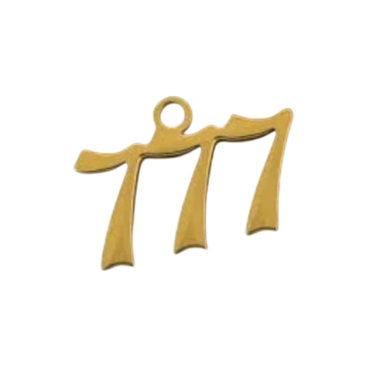 angel number charm (777)