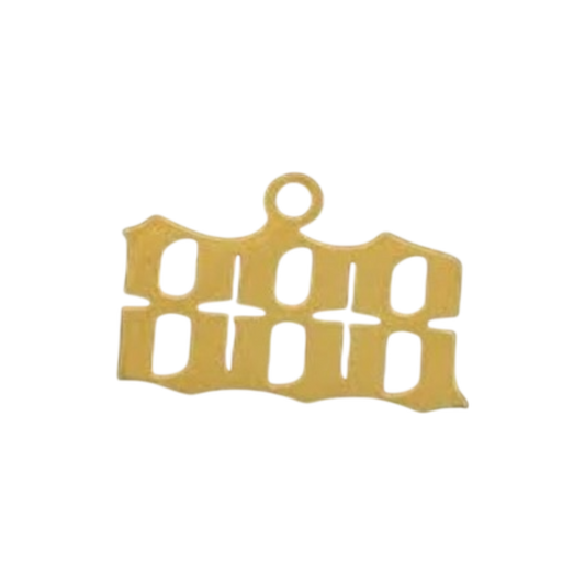 angel number charm (888)