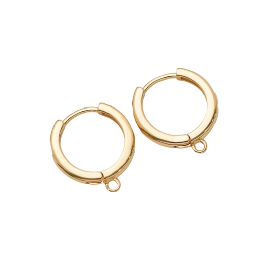 Huggie charm earrings (base)