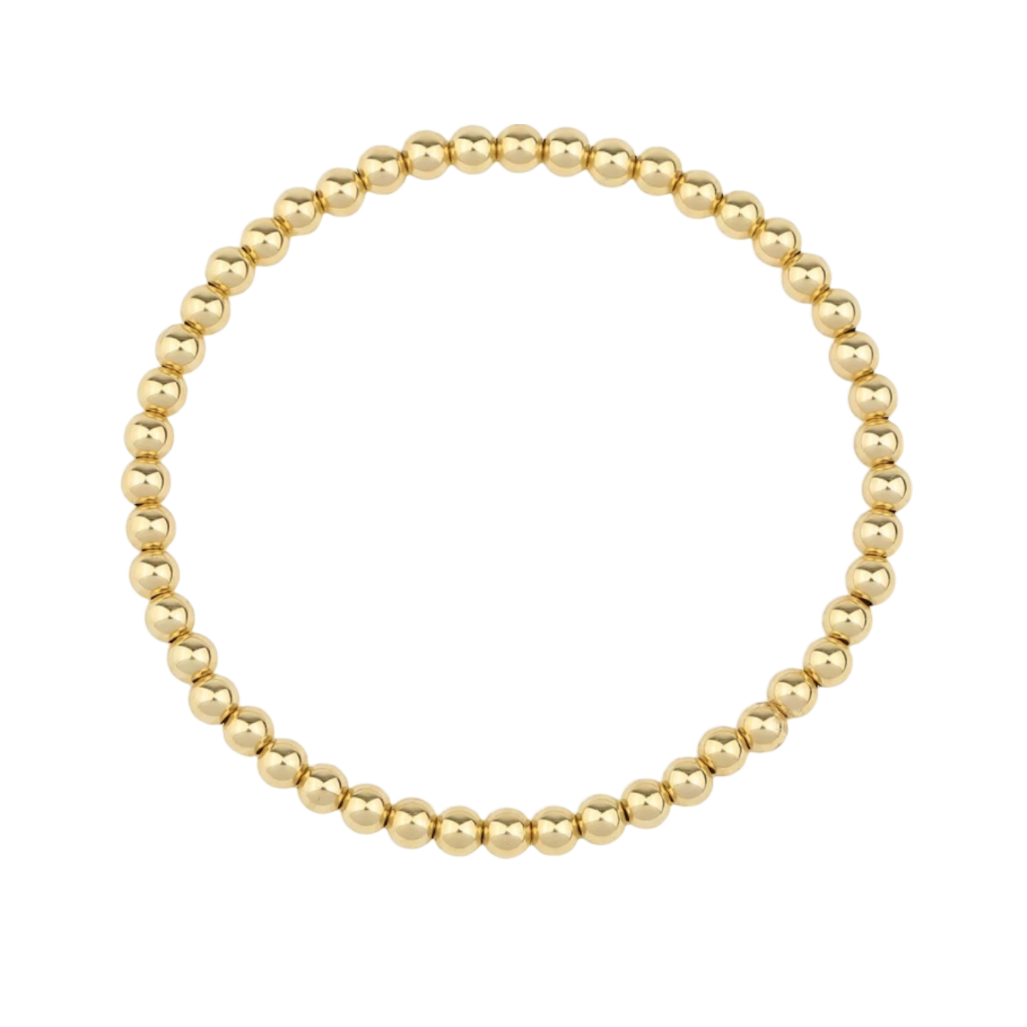 gold beaded bracelet (14k gold filled beads)