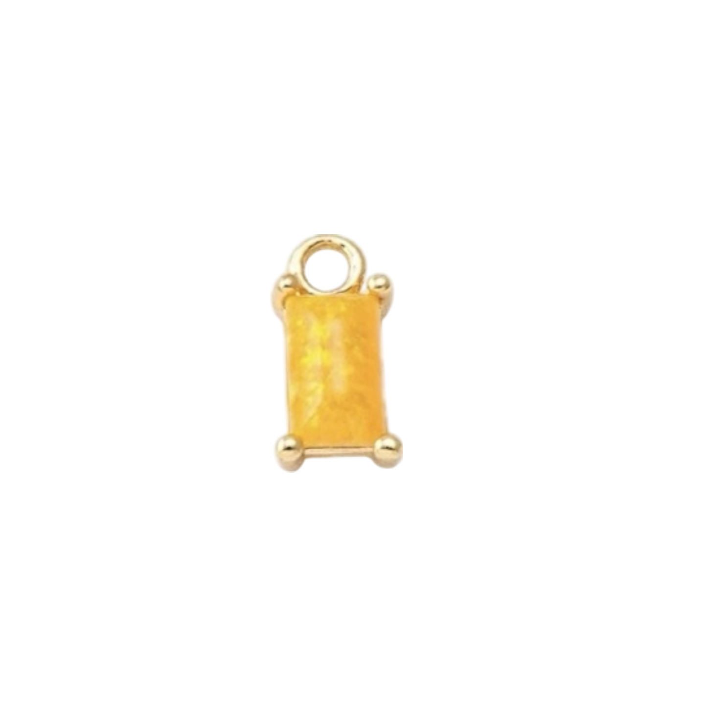 opal birthstone charm