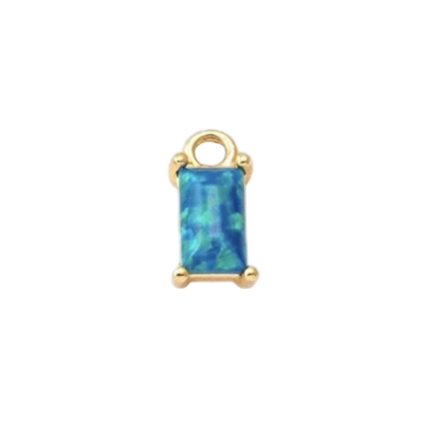 opal birthstone charm