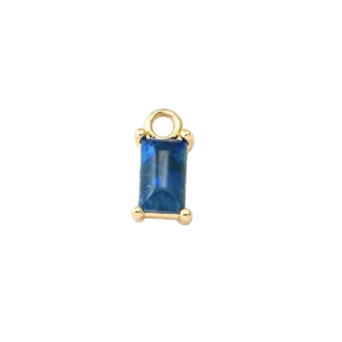opal birthstone charm