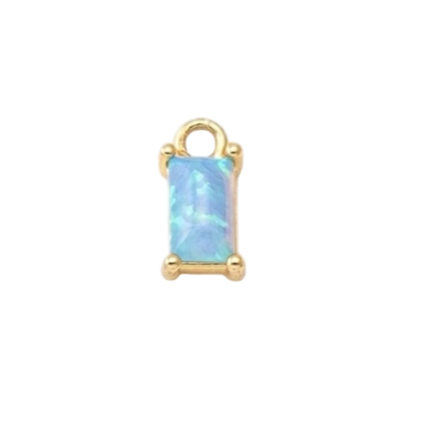 opal birthstone charm