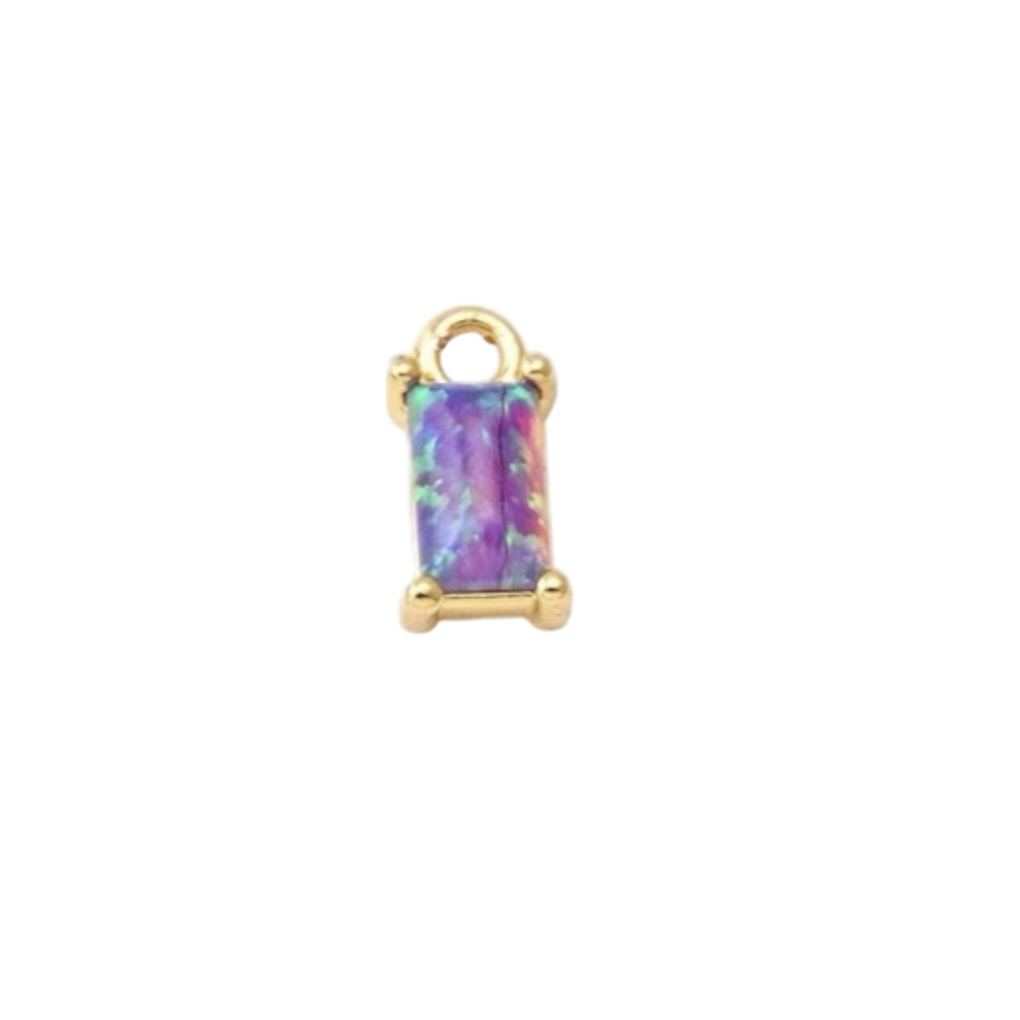 opal birthstone charm