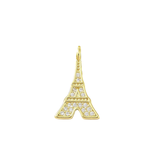 Eiffel Tower Paris charm (gold)