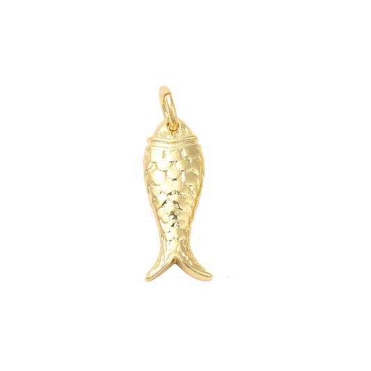 fish charm (gold)