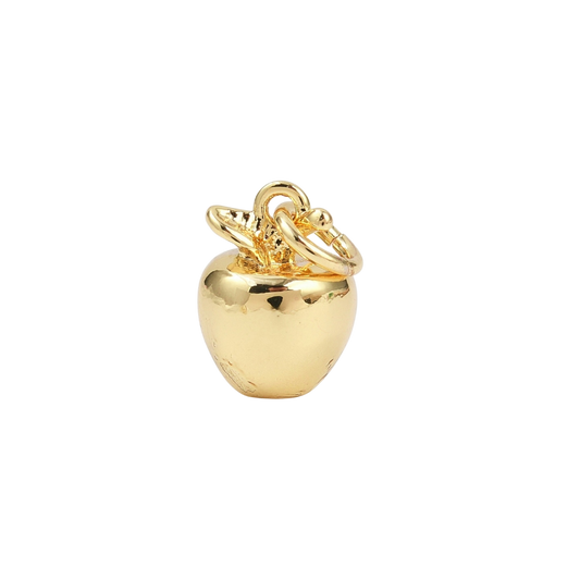 apple charm (gold)