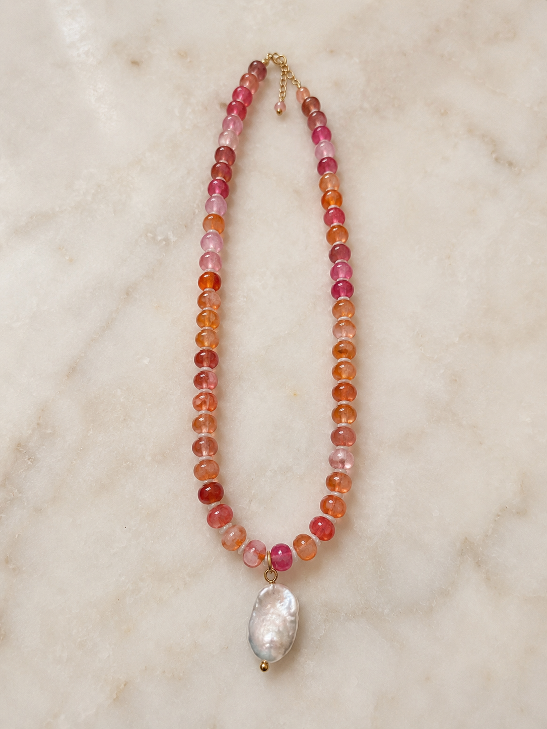 peach bellini necklace