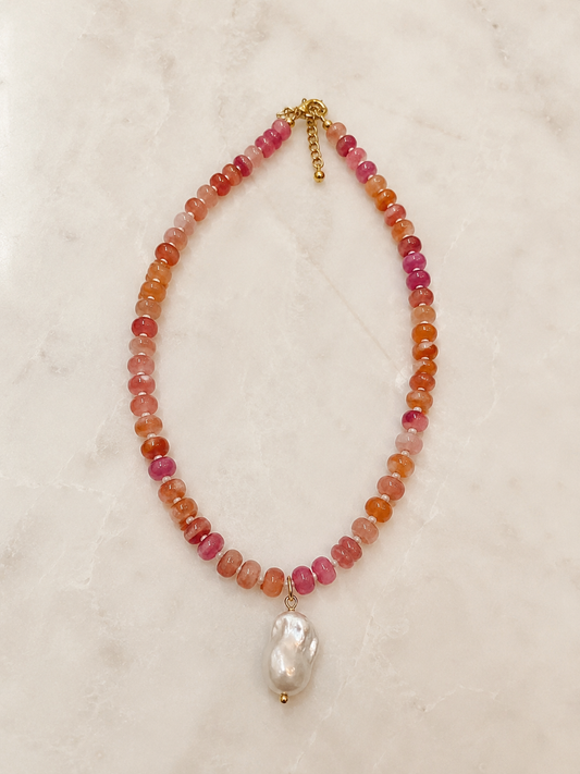 peach bellini necklace