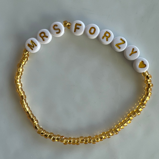 the miss to mrs bracelet
