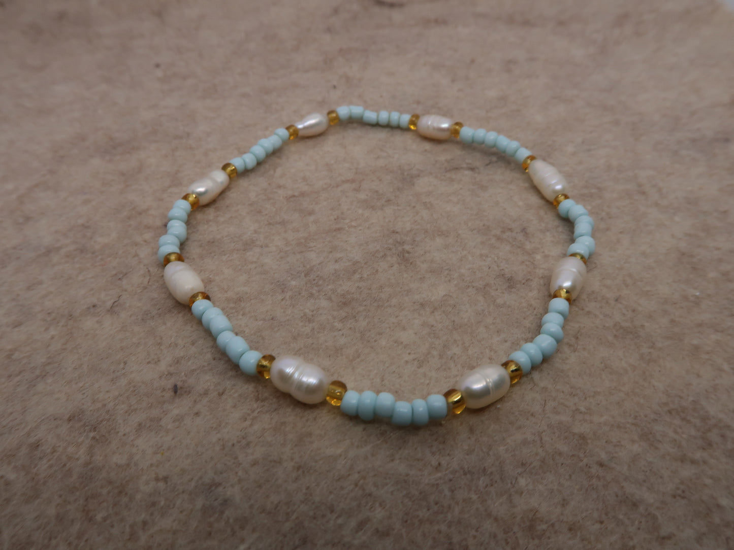 barcelona anklet in blue