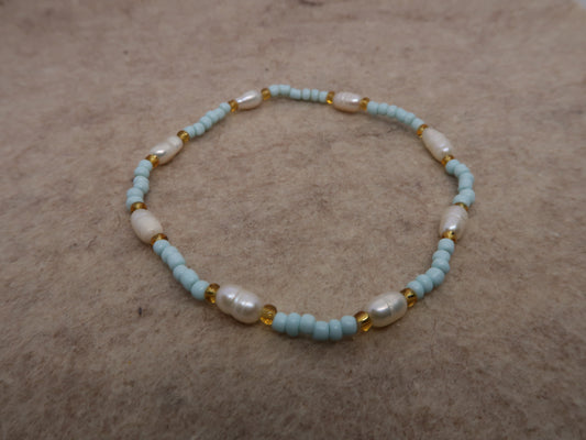 barcelona anklet in blue