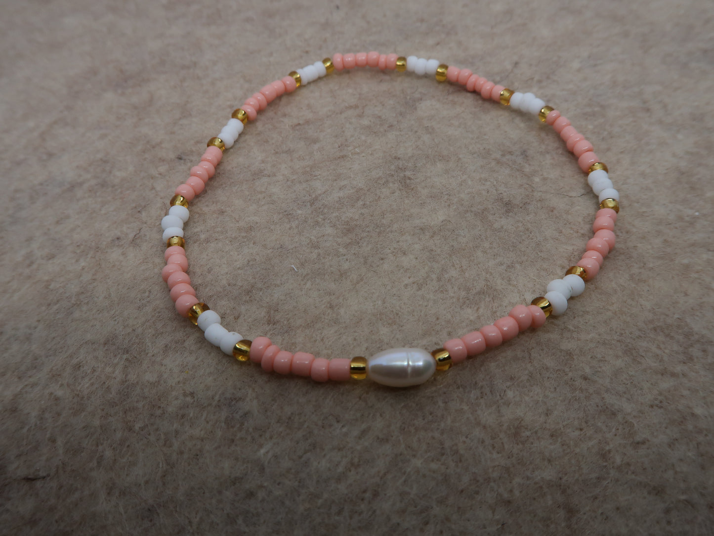 barcelona anklet in pink