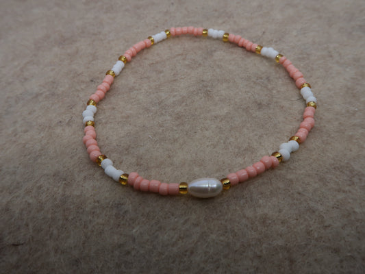 barcelona anklet in pink