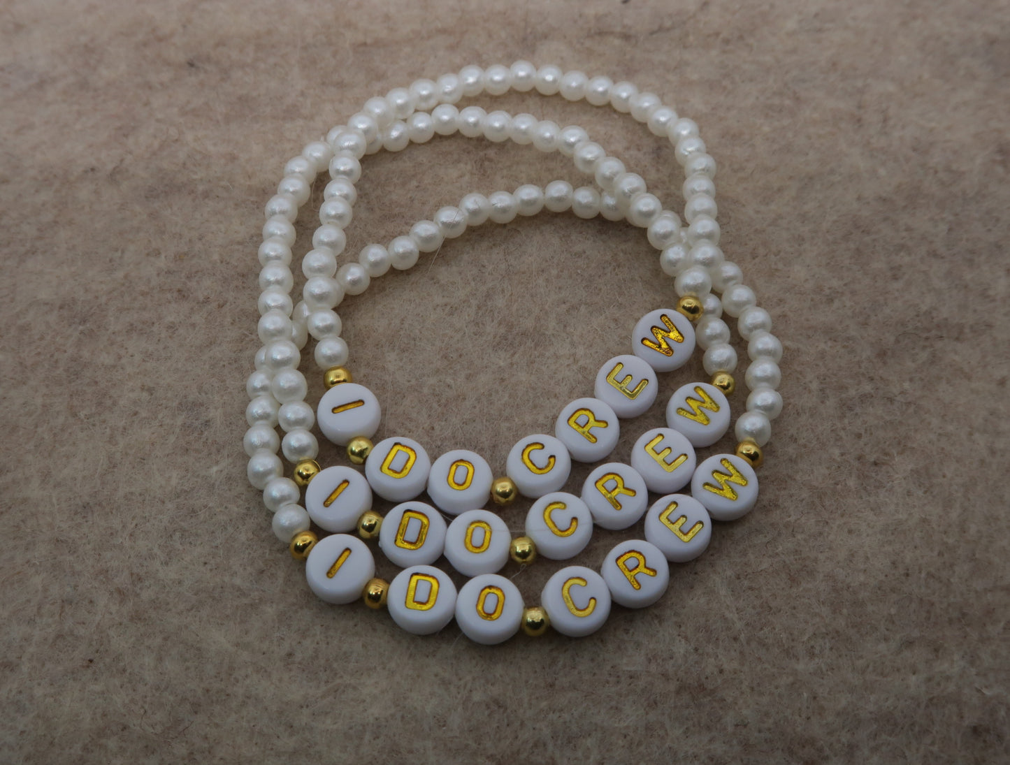 the bridal party beaded bracelet set