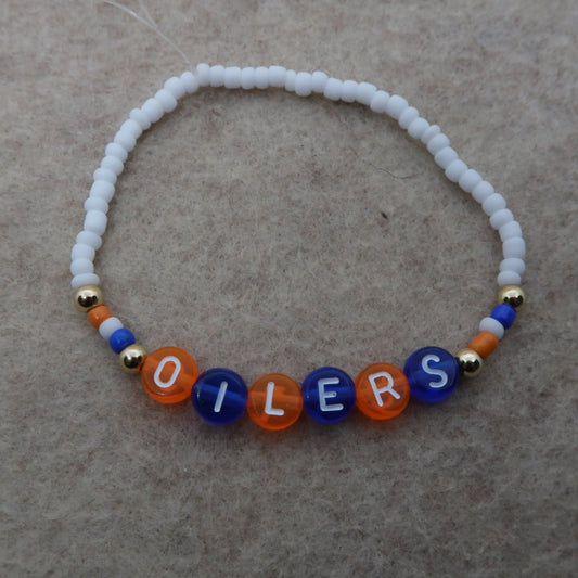 the NHL friendship bracelet in white