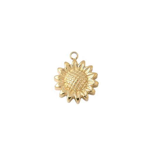 sunflower charm gold