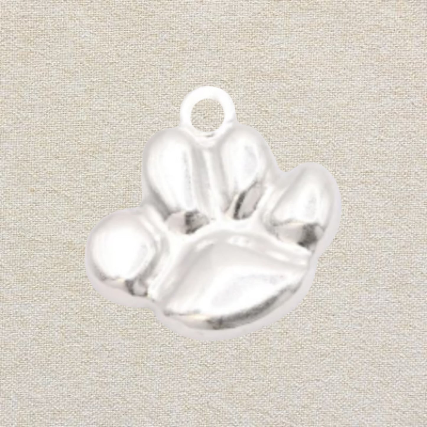 silver paw charm